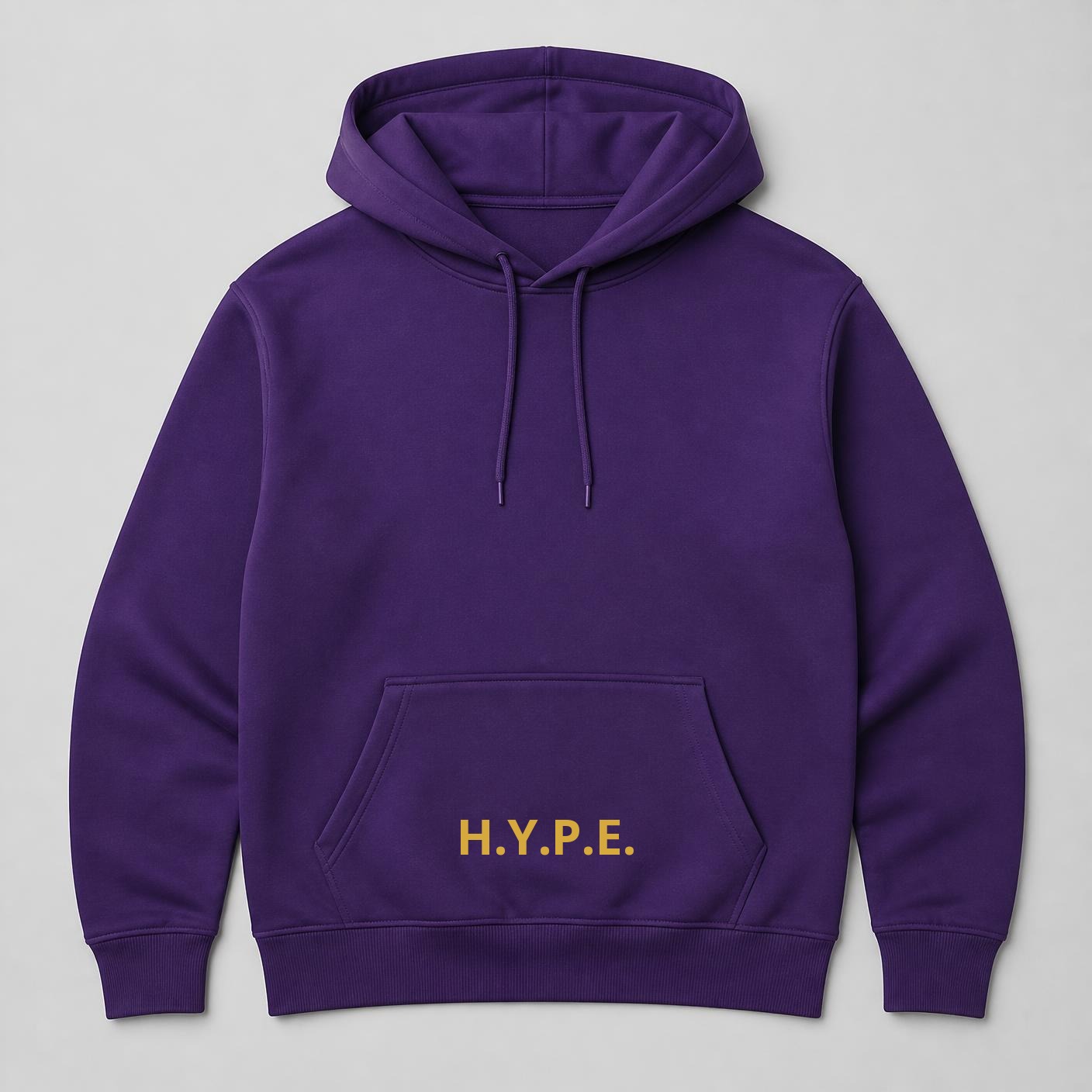 Moore H.Y.P.E. Elite Purple hoodie Front pocket mockup