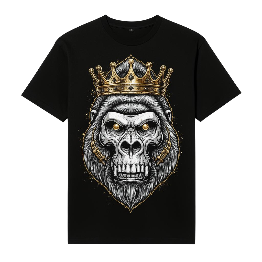 Silverback King Crown t-shirt product shot